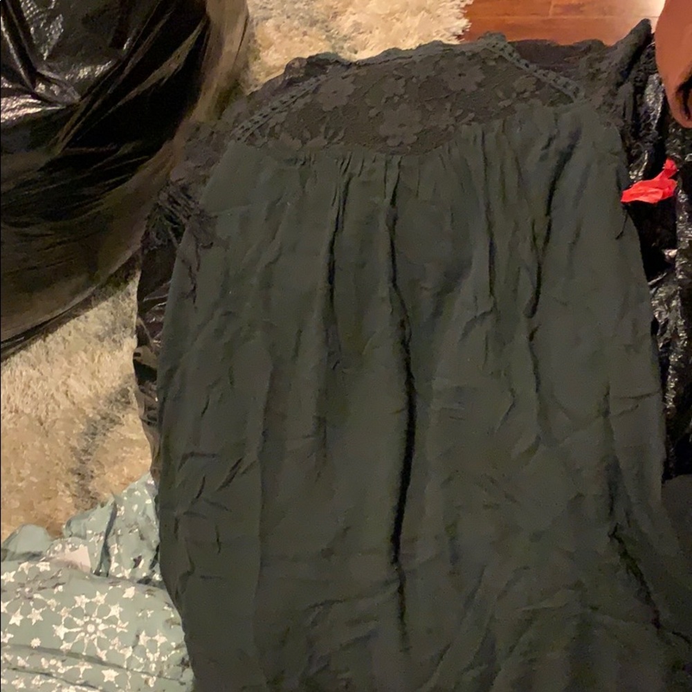 Dark green dress